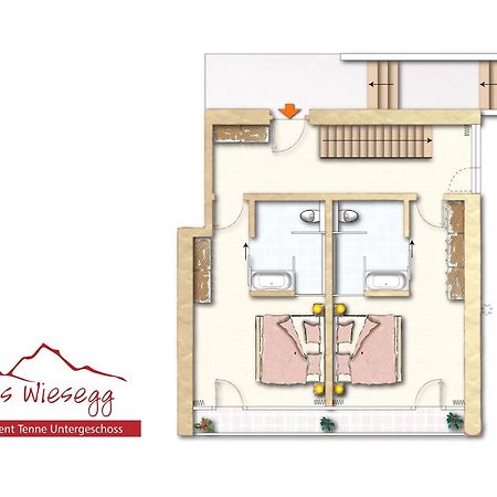 Das Wiesegg Fuegenberg Pokoj fotografie